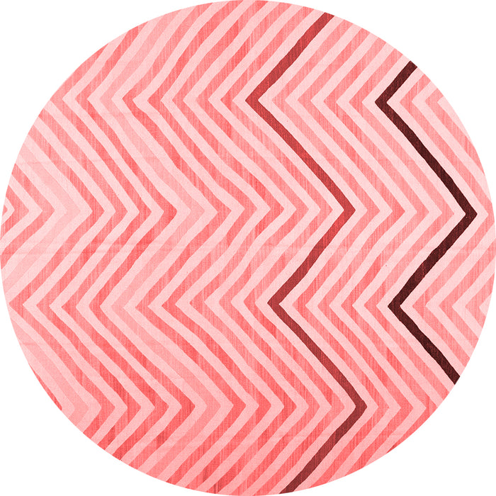 Machine Washable Abstract Red Contemporary Rug, wshcon1710red
