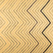 Square Abstract Brown Contemporary Rug, con1710brn