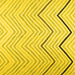 Square Abstract Yellow Contemporary Rug, con1710yw