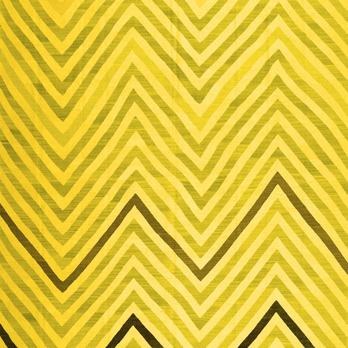Abstract Yellow Contemporary Rug, con1710yw