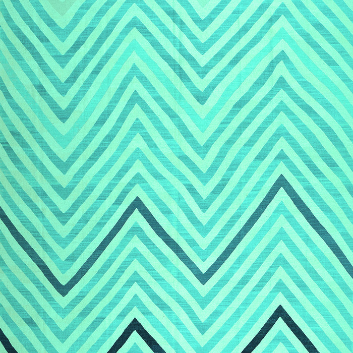 Abstract Turquoise Contemporary Rug, con1710turq