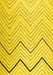 Machine Washable Abstract Yellow Contemporary Rug, wshcon1710yw