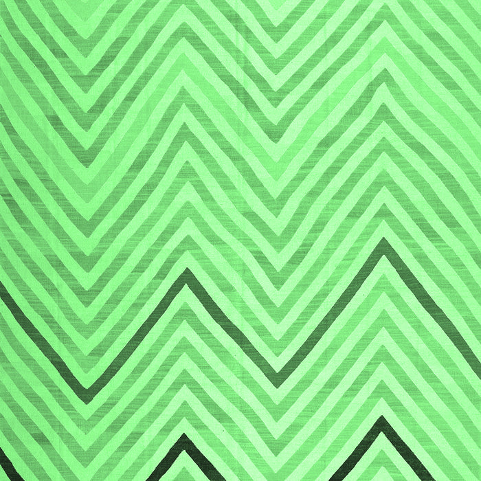 Machine Washable Abstract Emerald Green Contemporary Area Rugs, wshcon1710emgrn