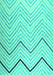 Machine Washable Abstract Turquoise Contemporary Area Rugs, wshcon1710turq