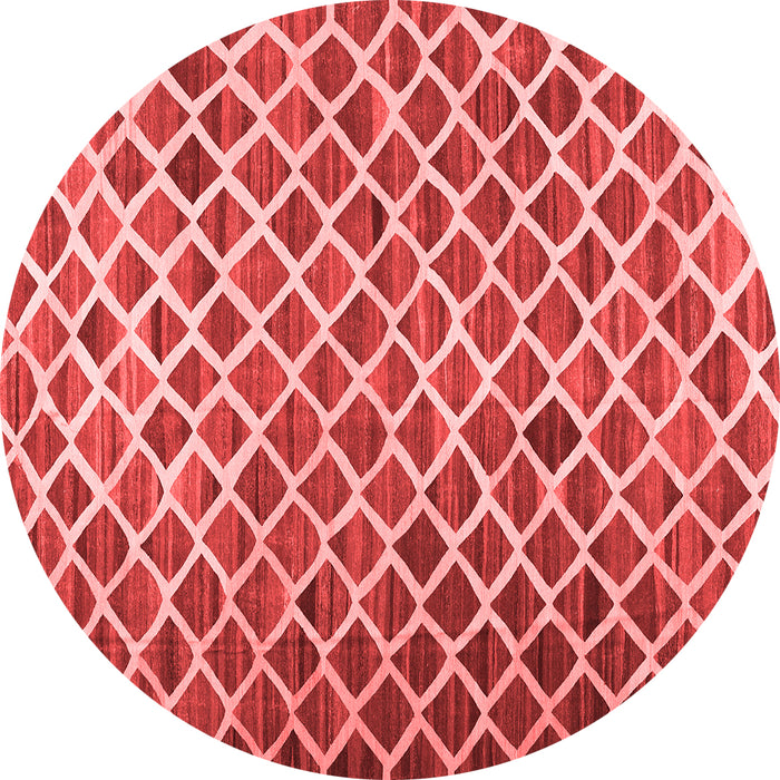Machine Washable Abstract Red Contemporary Rug, wshcon1711red