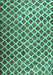 Machine Washable Abstract Turquoise Contemporary Area Rugs, wshcon1711turq