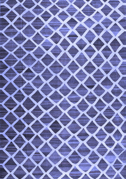 Abstract Blue Contemporary Rug, con1711blu