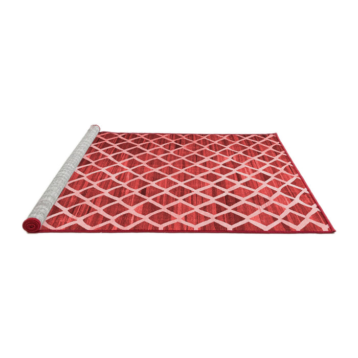 Contemporary Red Washable Rugs