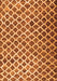 Serging Thickness of Machine Washable Abstract Orange Contemporary Area Rugs, wshcon1711org