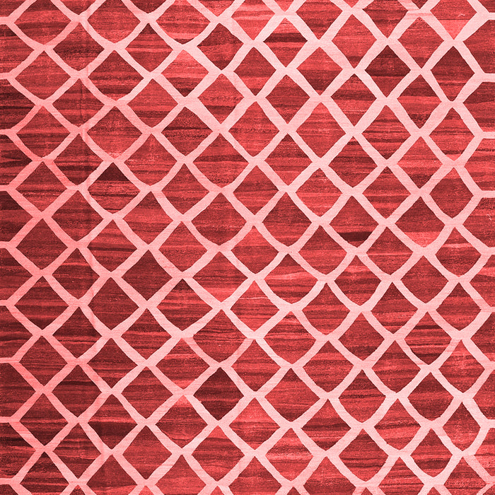 Abstract Red Contemporary Area Rugs