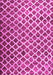 Machine Washable Abstract Pink Contemporary Rug, wshcon1711pnk