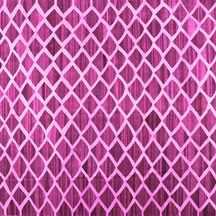 Square Abstract Pink Contemporary Rug, con1711pnk