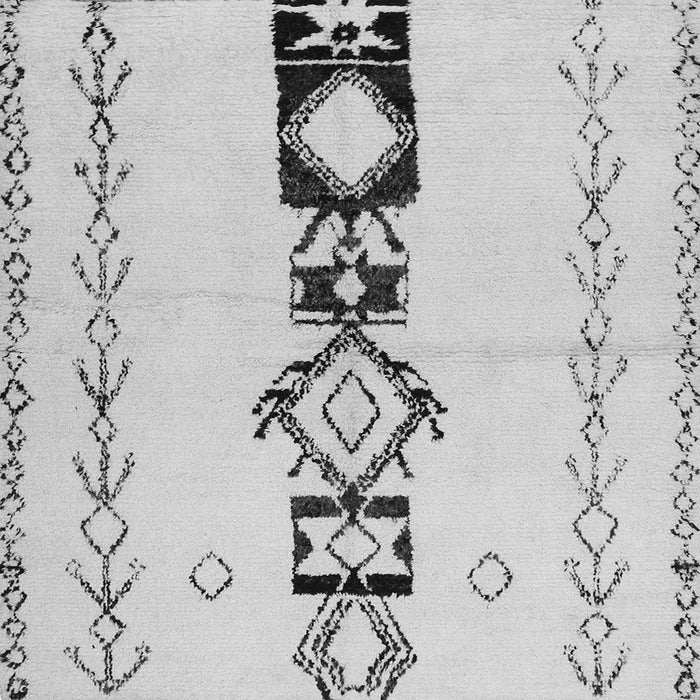 Round Machine Washable Solid Gray Modern Rug, wshcon1712gry