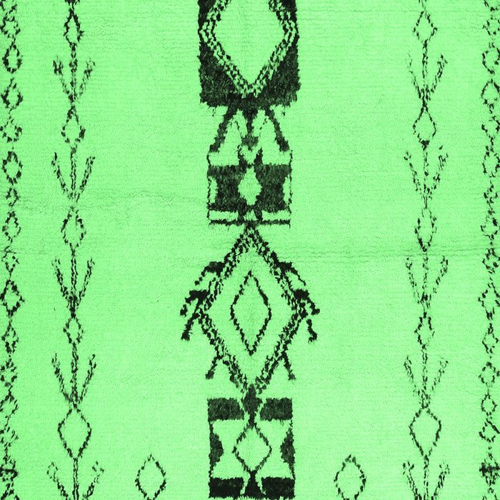 Solid Emerald Green Modern Rug, con1712emgrn