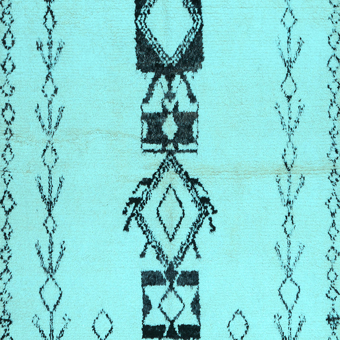 Solid Light Blue Modern Rug, con1712lblu
