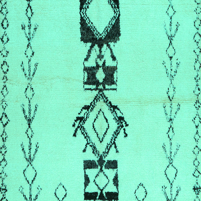 Solid Turquoise Modern Rug, con1712turq