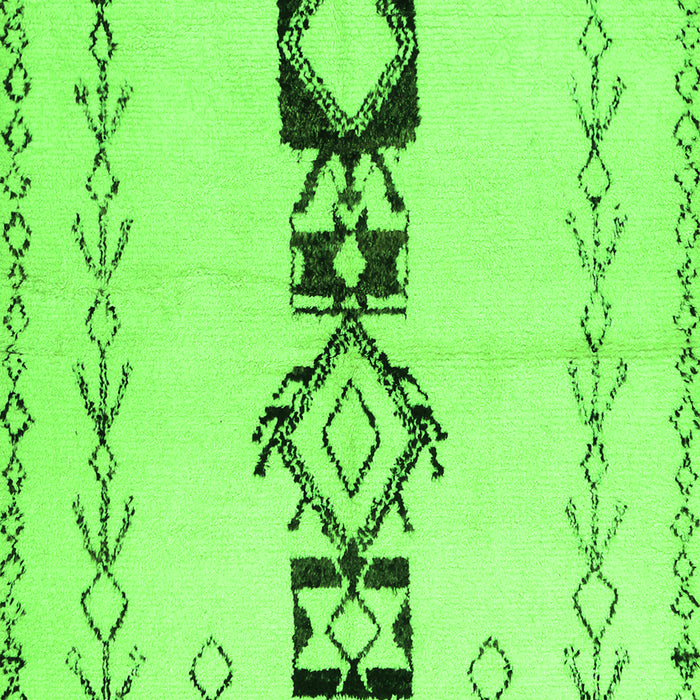 Solid Green Modern Rug, con1712grn