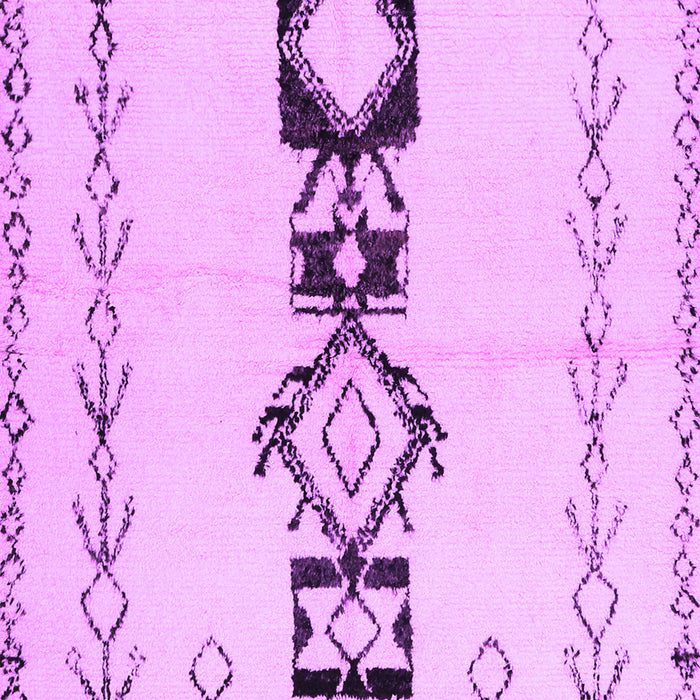 Machine Washable Solid Purple Modern Area Rugs, wshcon1712pur