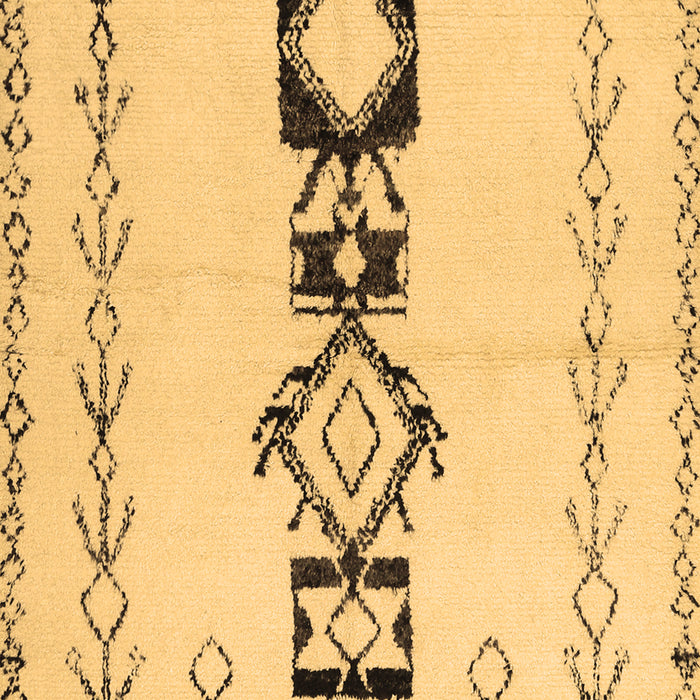 Machine Washable Solid Brown Modern Rug, wshcon1712brn