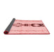 Solid Red Modern Area Rugs