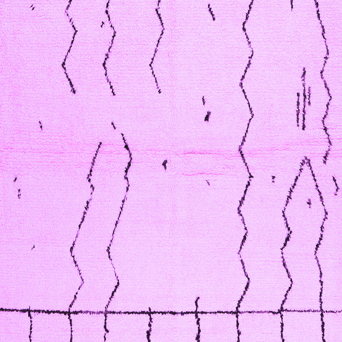 Machine Washable Solid Purple Modern Area Rugs, wshcon1713pur