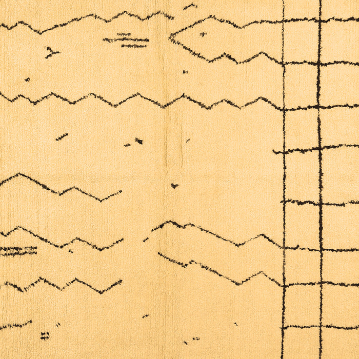 Square Machine Washable Solid Brown Modern Rug, wshcon1713brn