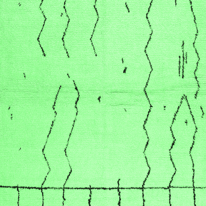 Solid Emerald Green Modern Rug, con1713emgrn