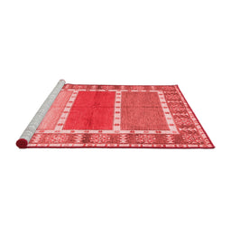Country Red Washable Rugs