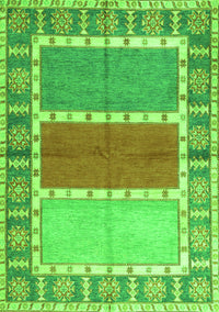 Southwestern Green Country Rug, con1714grn