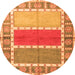 Machine Washable Southwestern Orange Country Area Rugs, wshcon1714org