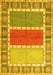 Southwestern Yellow Country Rug, con1714yw