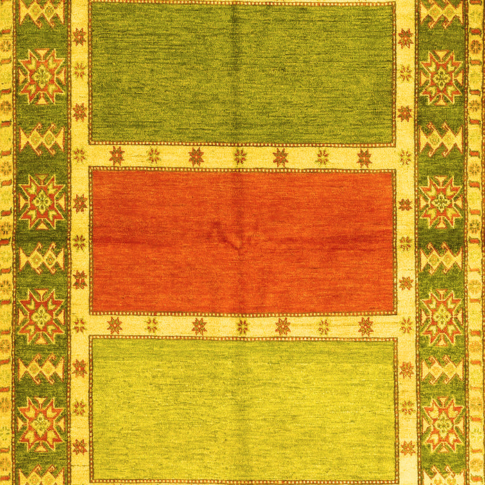 Southwestern Yellow Country Rug, con1714yw