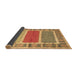 Sideview of Southwestern Brown Country Rug, con1714brn