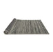 Thickness of Contemporary Dark Gray Modern Rug, con1715