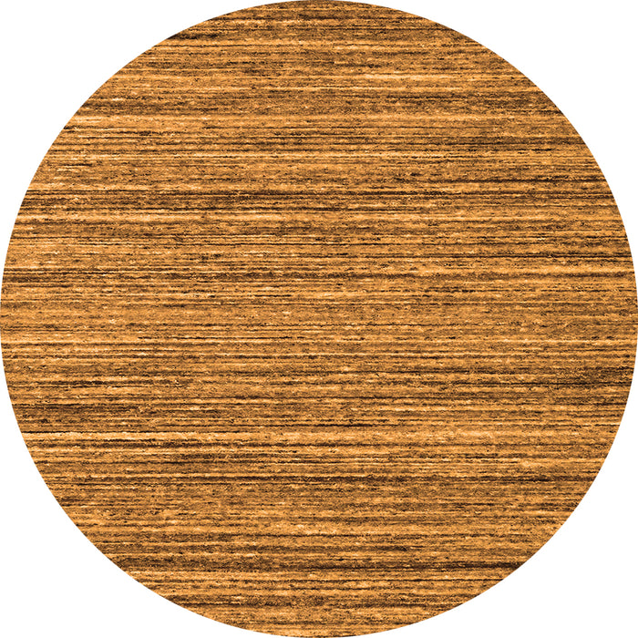 Square Abstract Orange Contemporary Rug, con1715org