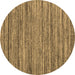 Round Machine Washable Abstract Brown Contemporary Rug, wshcon1715brn