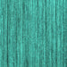 Square Machine Washable Abstract Turquoise Contemporary Area Rugs, wshcon1715turq