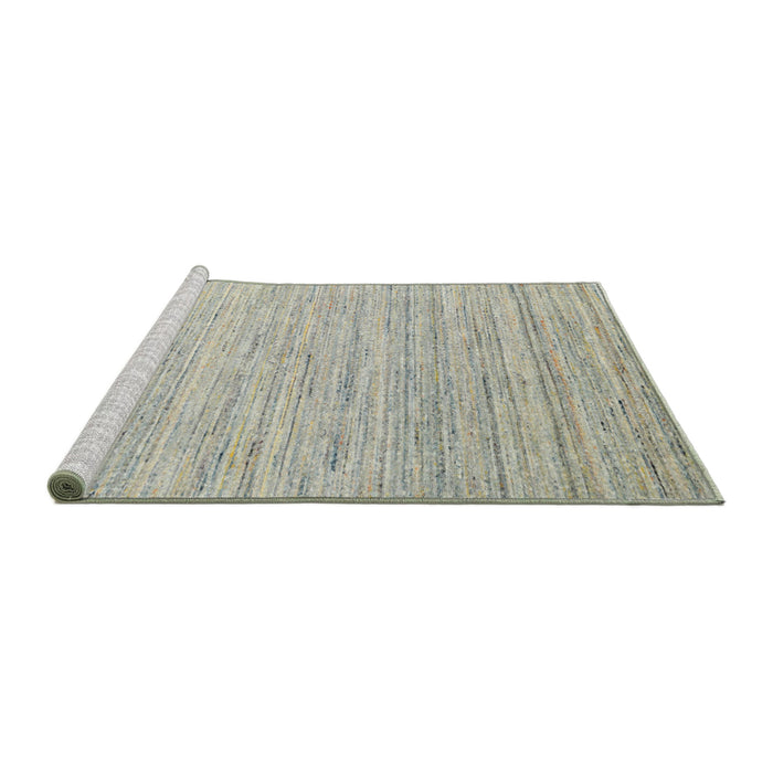 Serging Thickness of Machine Washable Contemporary Pale Silver Gray Rug, wshcon1716