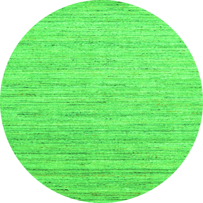 Square Abstract Green Contemporary Rug, con1716grn