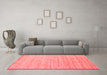 Contemporary Red Washable Rugs