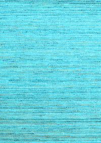 Abstract Light Blue Contemporary Rug, con1716lblu