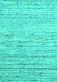 Abstract Turquoise Contemporary Rug, con1716turq