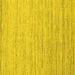 Square Abstract Yellow Contemporary Rug, con1716yw