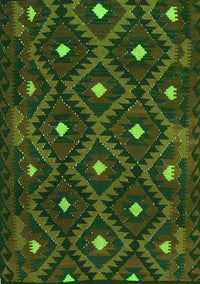 Oriental Green Traditional Rug, con1717grn