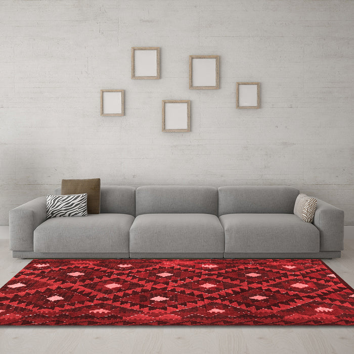 Traditional Red Washable Rugs