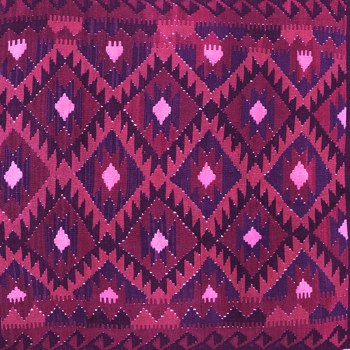 Square Oriental Pink Traditional Rug, con1717pnk