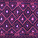 Square Oriental Purple Traditional Rug, con1717pur