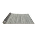 Thickness of Contemporary Pale Silver Gray Modern Rug, con1718