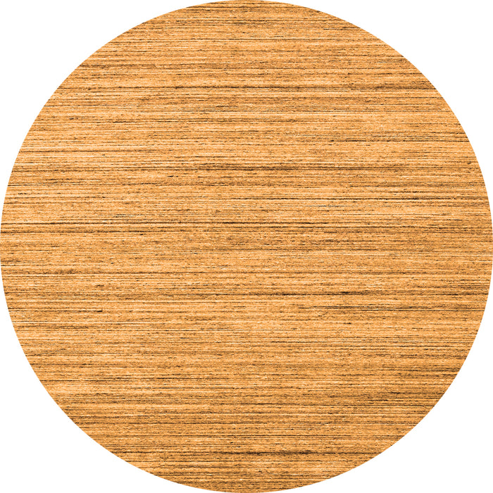 Square Abstract Orange Contemporary Rug, con1718org