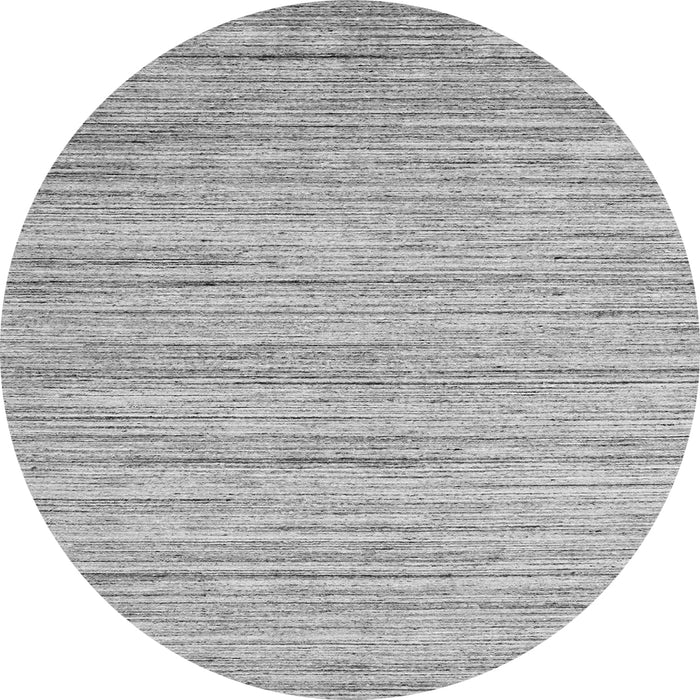 Square Abstract Gray Contemporary Rug, con1718gry
